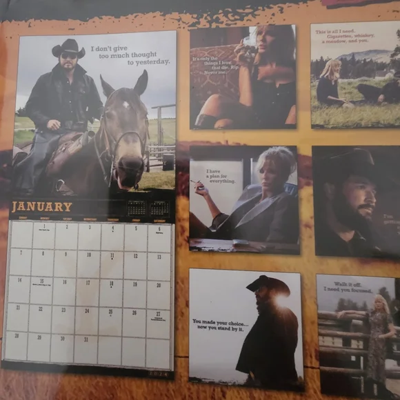 Yellowstone 2024 Calendar - Picture 3 of 4